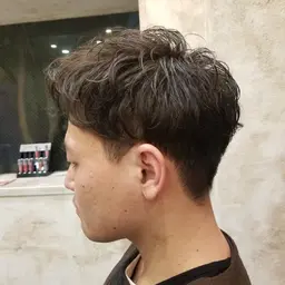 【トップのボリュームアップ🙌】🫧メンズカット+ポイントパーマ🫧