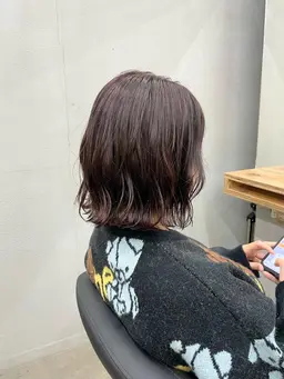 お顔まわりカット + 髪質改善トリートメント