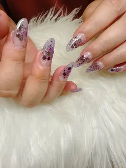 深爪対応✨️美フォルム💖アクリルスカルプ✨️グラデーション