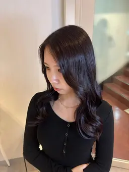 🧚🏻ワンカラー＋カット⭐️【ショート、ボブ(切りっぱなし以外)、ウルフカット、ハッシュカット❌】