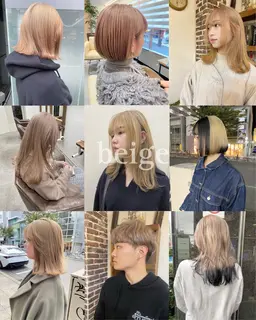 似合わせカット💇‍♀️＋ケアブリーチ(前処理剤付き💊)＋全体カラー
