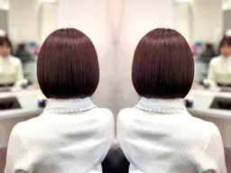 【縮毛メニュー❄️】前髪カット+お顔周り縮毛矯正（前髪からこめかみ、えりあしのみの部分縮毛）