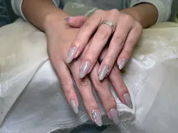 ［ハンド］ワンカラーorラメグラデーション🩷アート2本付き🩷オフ無し