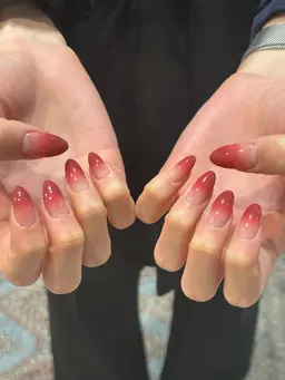 【ハンド】カラーグラデーション(ベースカラーなし)✨(※ソフトジェルオフご新規様&30日以内再来店で無料)