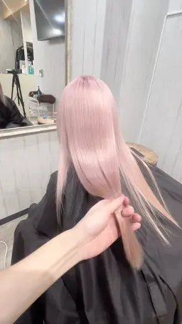 【✨当日限定･人気No.1✨】艶髪ペールカラー✨ケアブリーチ2回＋透明感ケアカラー＋内部補修トリートメント✨