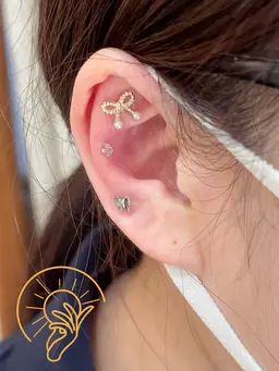 【耳つぼジュエリー】3粒お試しコース¥1500