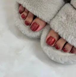 【foot】ワンカラーorラメグラ(当店5週間以降オフ)