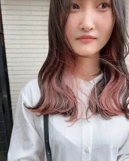 💛イヤリングカラー💛➕全体カラー➕プレミアムトリートメント🌷