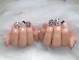 - ̗̀ ミニモ学割  ̖́-春のキャンパスnail🌸自爪アート【オフ別途】🌟ご希望のデザインの送付をお願いします