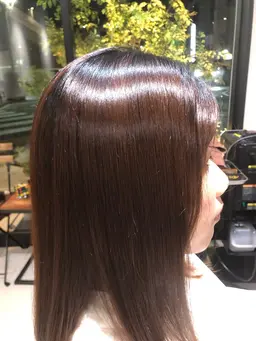 似合わせカット＋透明感カラー