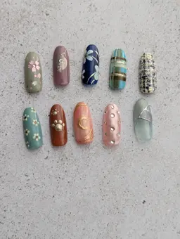 【オフ有】ワンカラー+写真アート2本付 0円