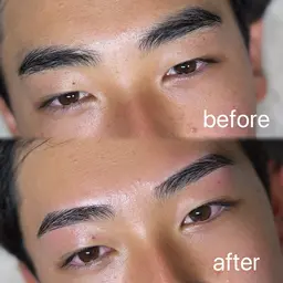 ミニモ初回限定メンズデザインアイブロウワックス🧸🩵《間抜き,長さ調整,》