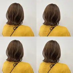 カット+ハイライト+カラー+キューティクル補修トリートメント