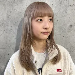 【ミニモ学割U24】●平日限定●カット+ダブルカラー ¥17760→¥15980