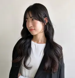 【トレンド🇰🇷】韓国風後れ毛カット+韓国巻き