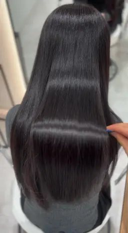 Premium艶髪ストレート（縮毛矯正）＋カット＋超音波トリートメント🫧  福岡/博多