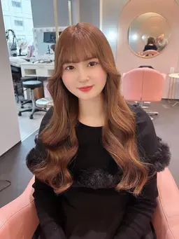 カット＋ブリーチなしダブルカラー＋3STEPトリートメント🫧