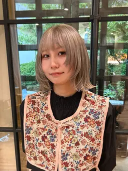 【20%off💎】似合わせカット+ケアブリーチダブルカラー(デザイン相談可)