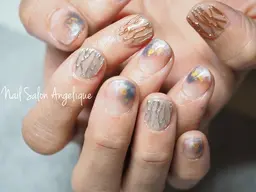 ソフトジェルオフ込☆持ち込みニュアンスネイル