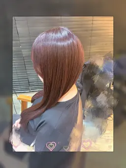 縮毛矯正+トリートメント