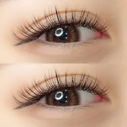 ナチュラルなお仕上がり希望の方へ🌼フラットラッシュ130本❤︎リペア込み