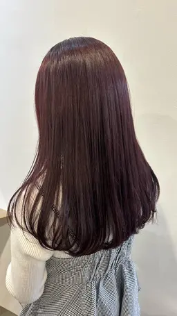 カラー剤でとことん明るく💡透明感ブリーチなしダブルカラー➕ケアトリートメント