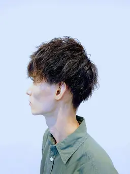 カット+ツイストパーマ