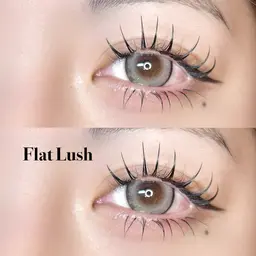 【当日限定🔥】しっかり濃さ出し派に👀密度𝐔𝐏 ♡フラットラッシュ𝟏𝟒𝟎本+クリアコーティング