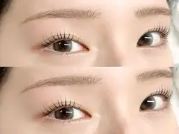 🤍眉スタイリング×まつ毛パーマ🤍