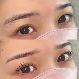 【wax脱毛】眉カット込※間引きは行っておりません。