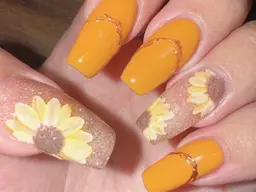 【ハンドネイル】持ち込みデザイン90分（アート両手で4本）