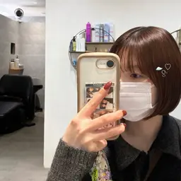 【前髪縮毛矯正】ストレス解消❣️前髪縮毛矯正➕似合わせカット🫧