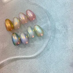 【オフ込み】オーロラマグネットネイルコース