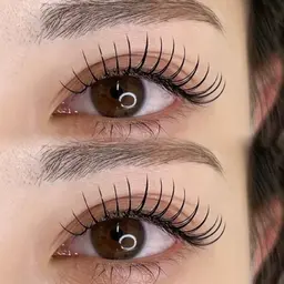 🐟【80本】最高级セーブル：フラットマットラッシュ+キープコーティング剤