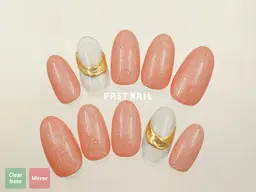 【ハンドオフなし】特別価格🔥シンプルミラーネイル🪞