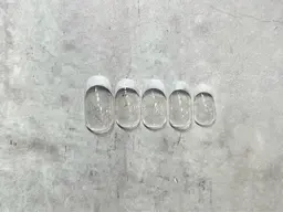 オフなしフレンチネイル