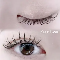 💛フラットラッシュ100本💛オフ無料✨💕ビタミンアイパック、コーティング付き✨🥳