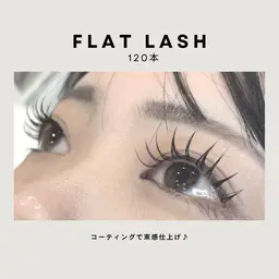 最先端‼️LEDマツエク✨フラットラッシュ120本※練習モデルになります