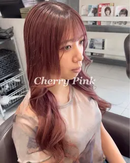 【平日クーポン】✨韓国風カット+ダメージレスカラー🎊施術時間→約2時間前後