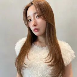 💖minimo限定💖韓国風似合わせ小顔カット➕ブリーチなしダブルカラー➕1stepスチームトリートメント🌈