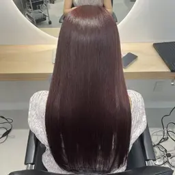 「縮毛矯正」地毛風酸性ストレート+カット+4STEPグローバルミルボントリートメント