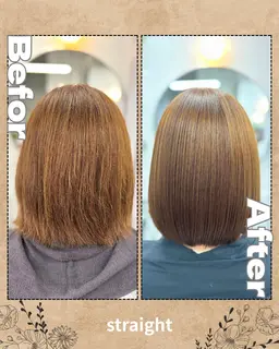 絹髪美人❣️アルカリ酸熱ネオメテオライトストレート(施術時間3-4時間程度)