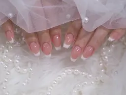 【オフなし】自爪ワンカラー　ベースカラーありグラデーショorフレンチ+1500円💅