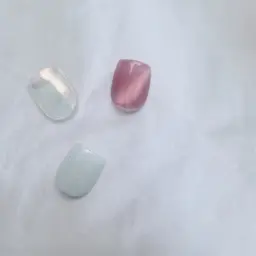 【12/26(金)限定!!】ソフトジェルオフ込み＊フットネイル(マグネット·クリアミラー·フラッシュ10本)