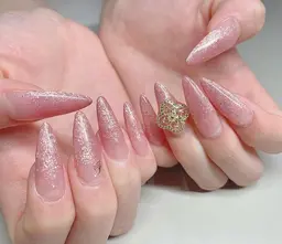 🖤チップ10本長さだしワンカラー