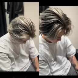 ≪ミニモ学割≫U24メンズバレイヤージュ⚜️2ケアブリーチ➕カラー➕カット