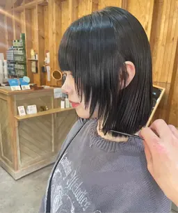 【ハイトーンの方へ】🖤落ちる黒🖤実習就活期間向け(ワンカラー)🐦‍⬛