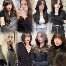 🇰🇷韓国風カット➕カラー🦋コテ巻き付き🉐#韓国ヘア#韓国風ヘア#くびれヘア#レイヤー#韓国スタイル#暖色