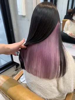 🌟今の流行り！🌟　　　　　　　　　　　　　🌱インナーブリーチカラー🌱