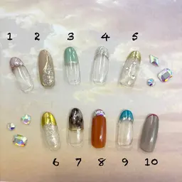 【オフなし】フレンチ+写真アート2本付 0円